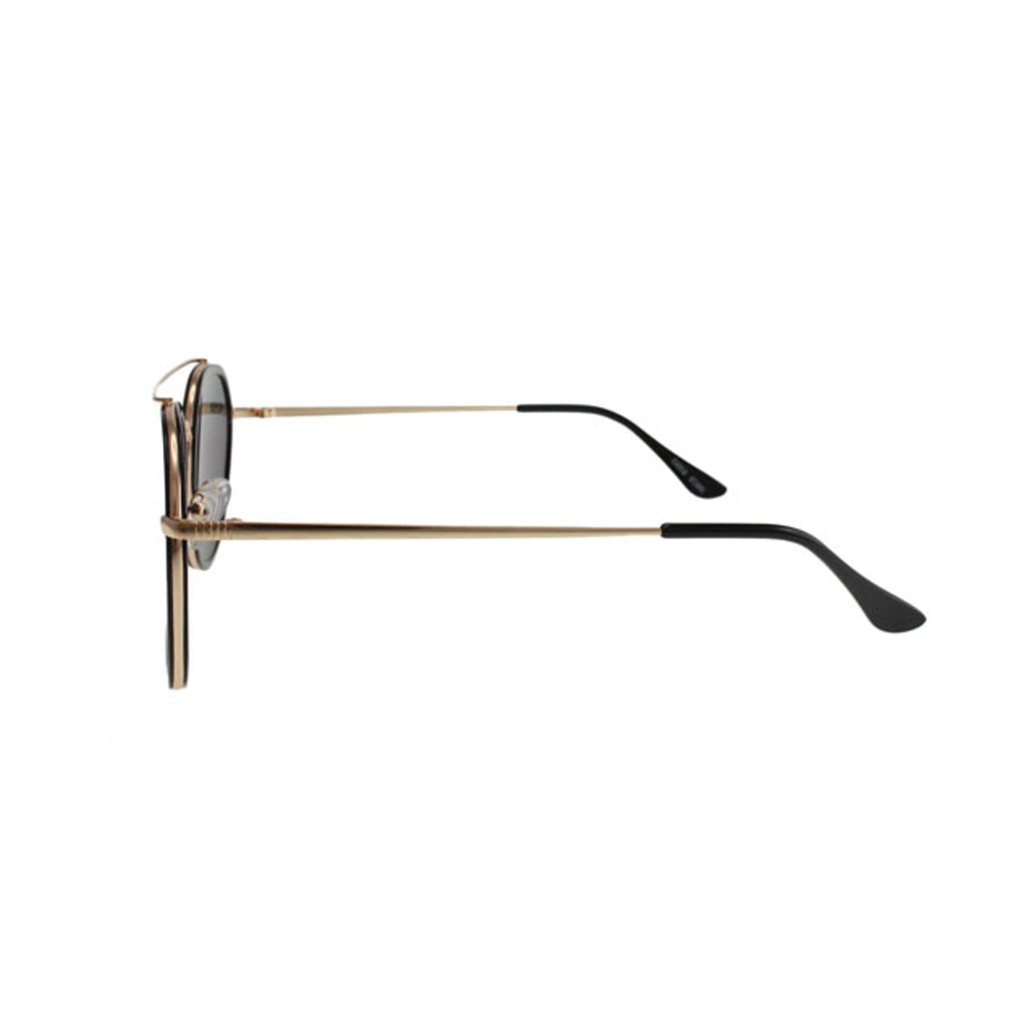 jase new york stark sunglasses in black – yor | dropsona - neutral - close-up detail