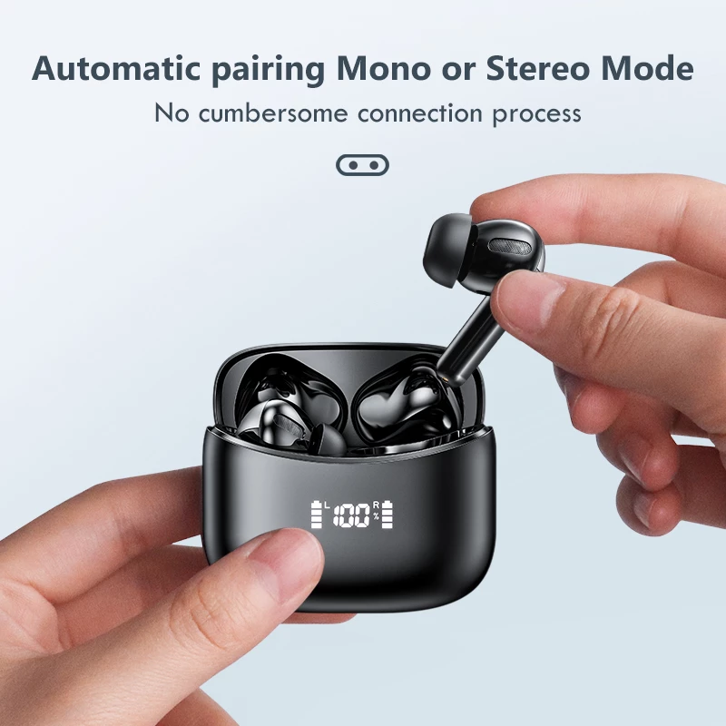 led tws earbuds bluetooth 5.0 earphones for huawei iph | dropsona - neutral - material texture