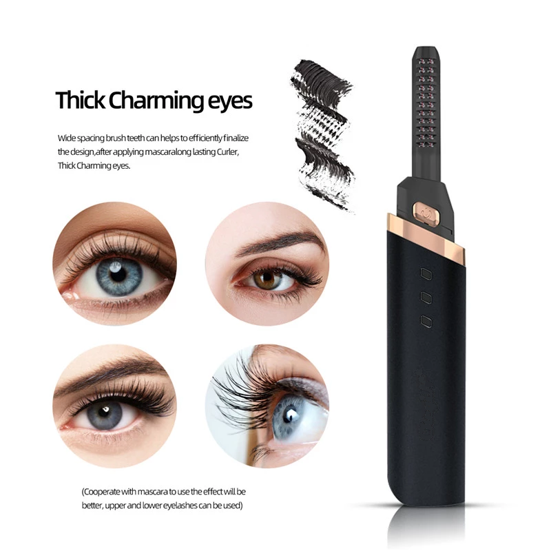 electric eyelash curler temperature adjustable quick h | dropsona - neutral - usage example