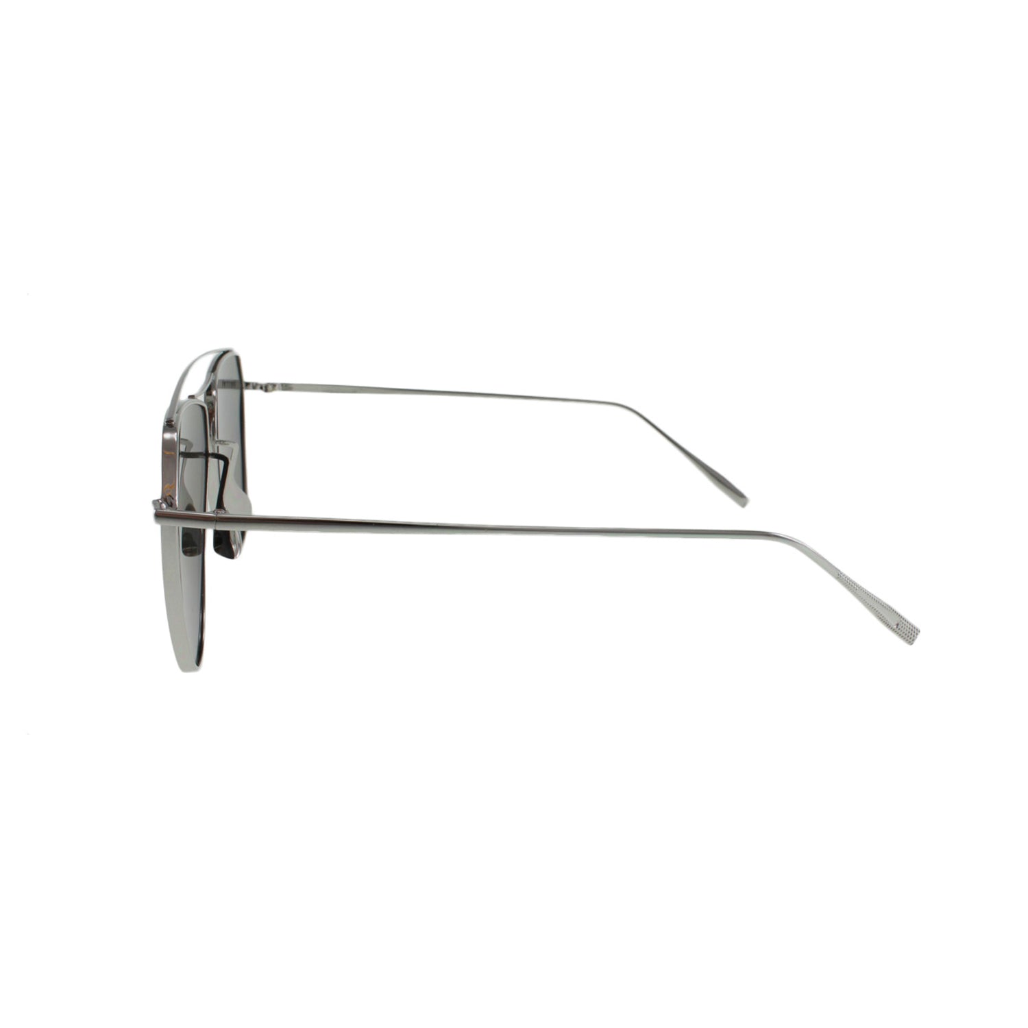 jase new york jonas sunglasses in silver – yo | dropsona - neutral - close-up detail