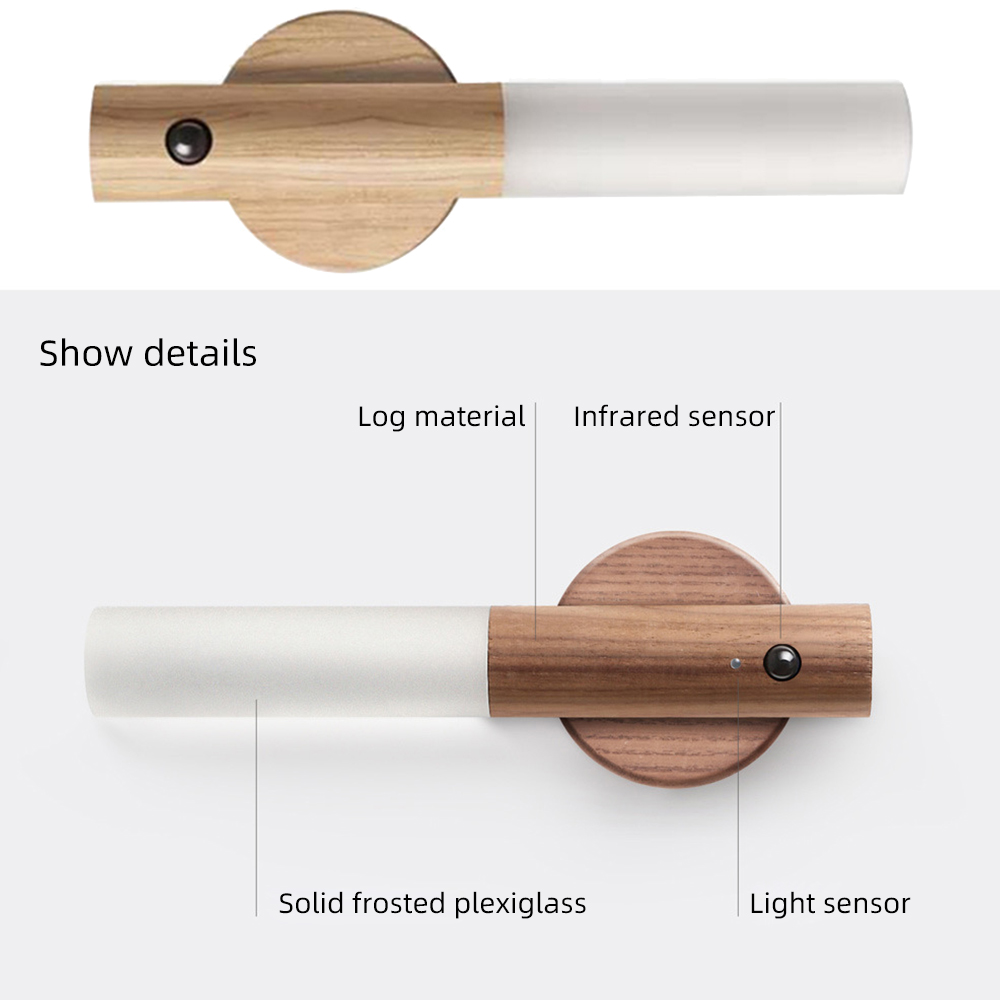 portable wireless lamp sensor auto motion detector lam | dropsona - neutral - material texture