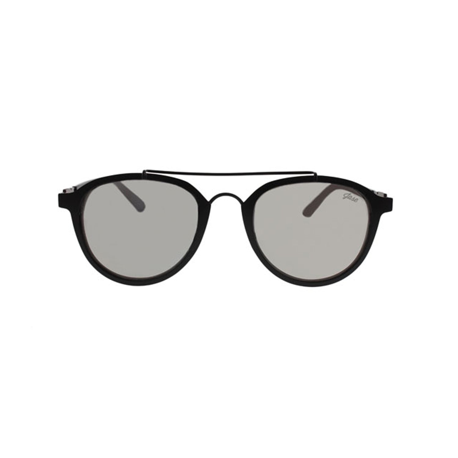 jase new york jackson sunglasses in matte black – | dropsona - neutral - front view