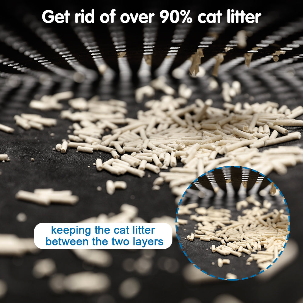 cat litter mat kitty trapping ma | dropsona everyday wear - neutral - material texture