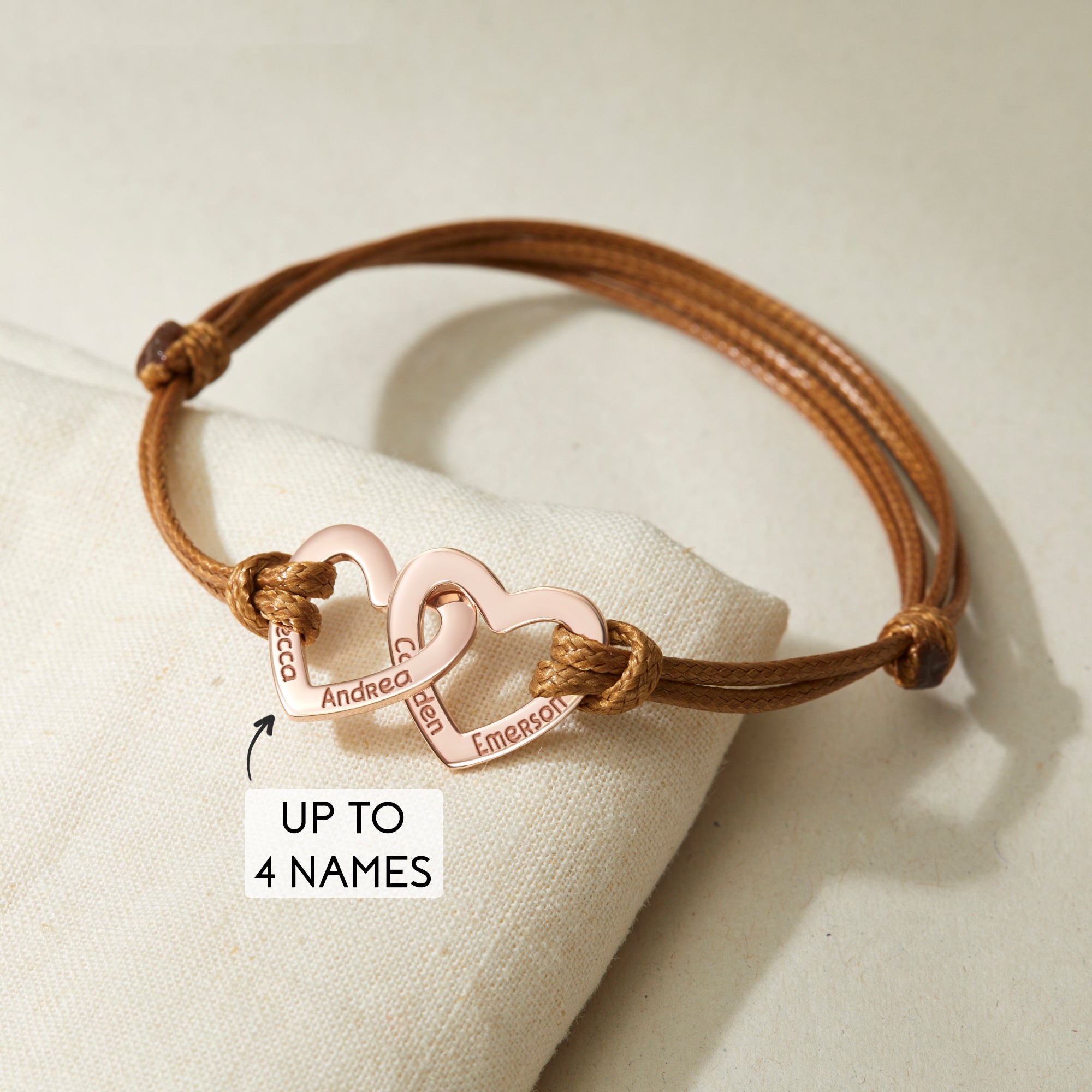 grandma jewelry, bracelet with names, grandmot | dropsona - neutral - everyday use