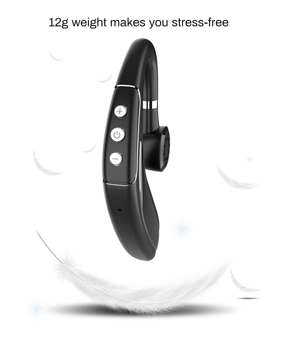 long standby handsfree wireless bluetooth 5.0 headset | dropsona - neutral - material texture