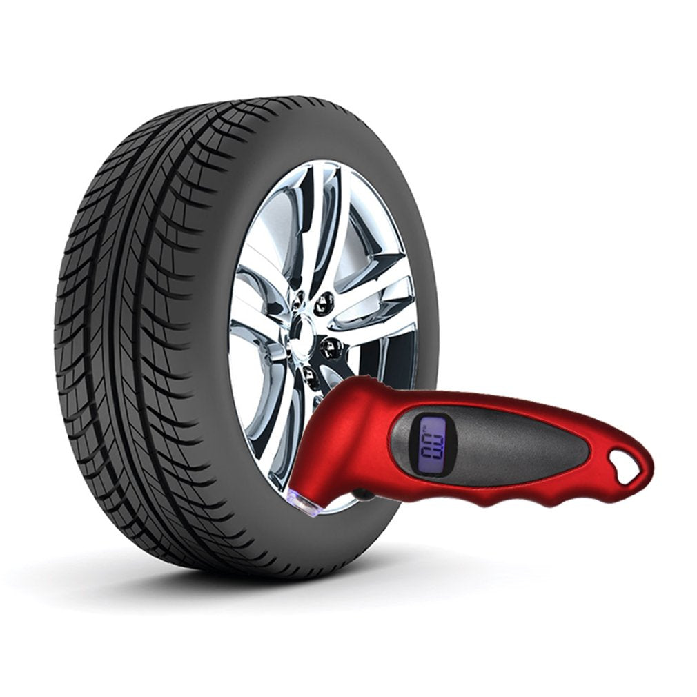 portable lcd screen display digital tire pressure – ra | dropsona - neutral - close-up detail