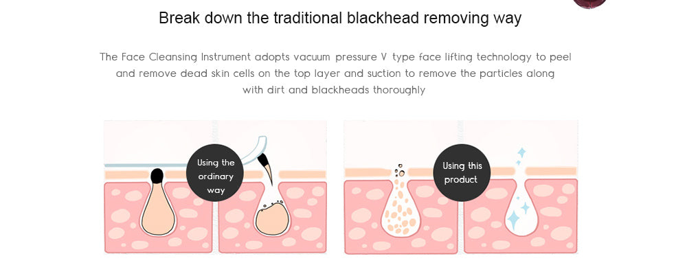 electric acne blackhead remover skin vacuum – integrat | dropsona - neutral - size reference