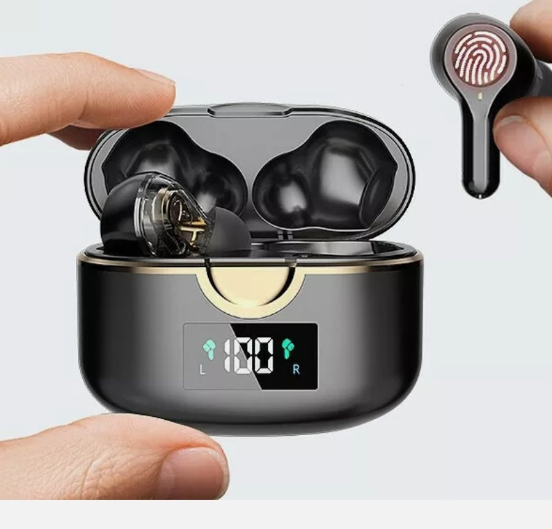 ninja dragon power bass touch bluetooth 5.0 t22pro ear | dropsona - neutral - size reference