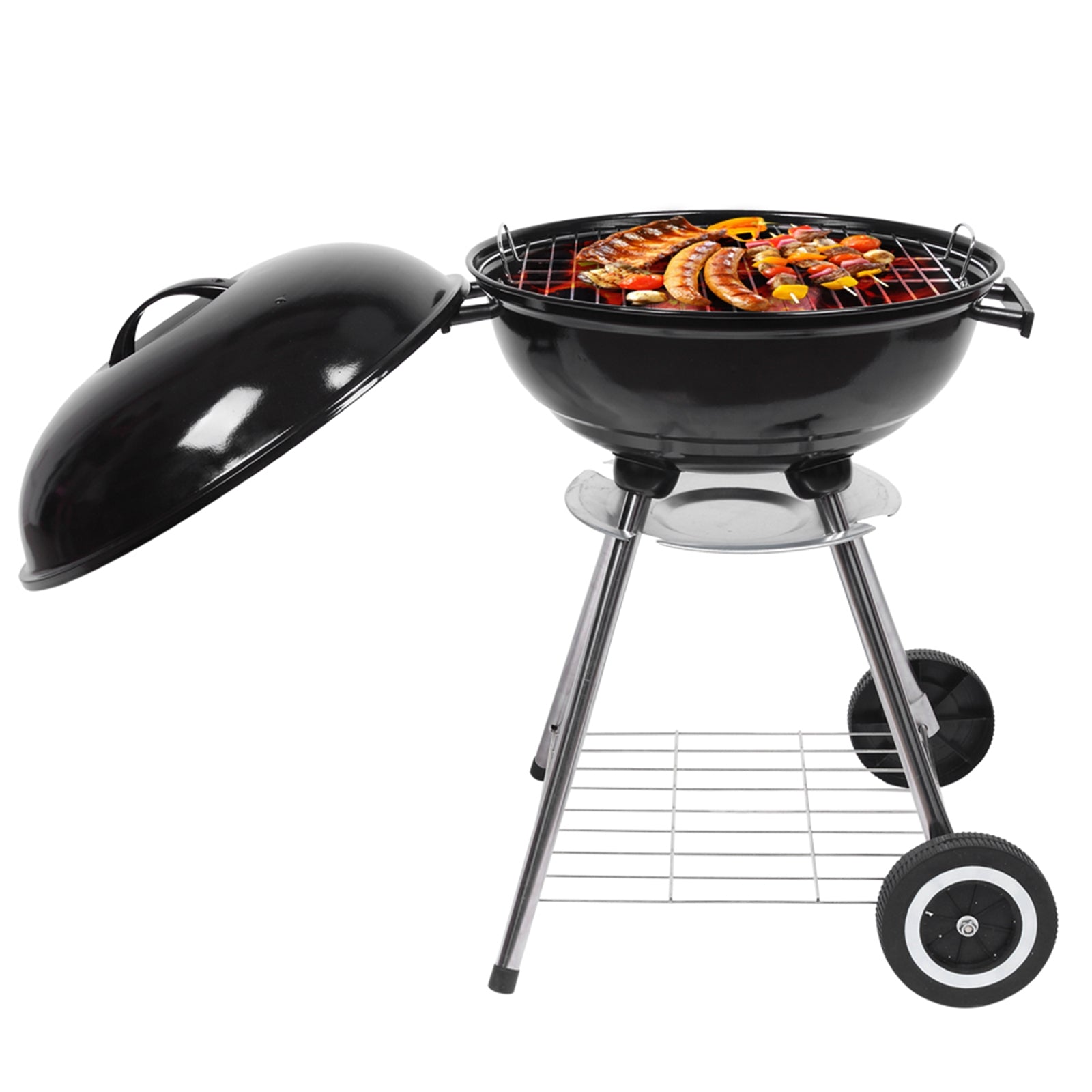 18 inch apple charcoal stove bbq grill for outdoor coo | dropsona - neutral - everyday use