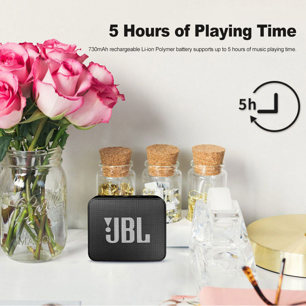ipx7 waterproof jbl go 2 wireless bluetooth speaker fo | dropsona - neutral - close-up detail