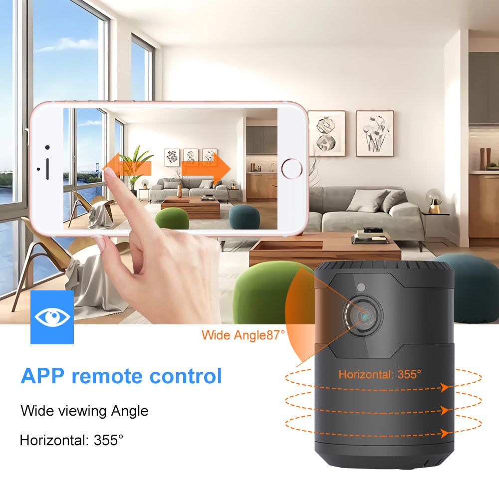 hd 2mp 1080p wireless mini wifi camera night vision ip | dropsona - neutral - material texture