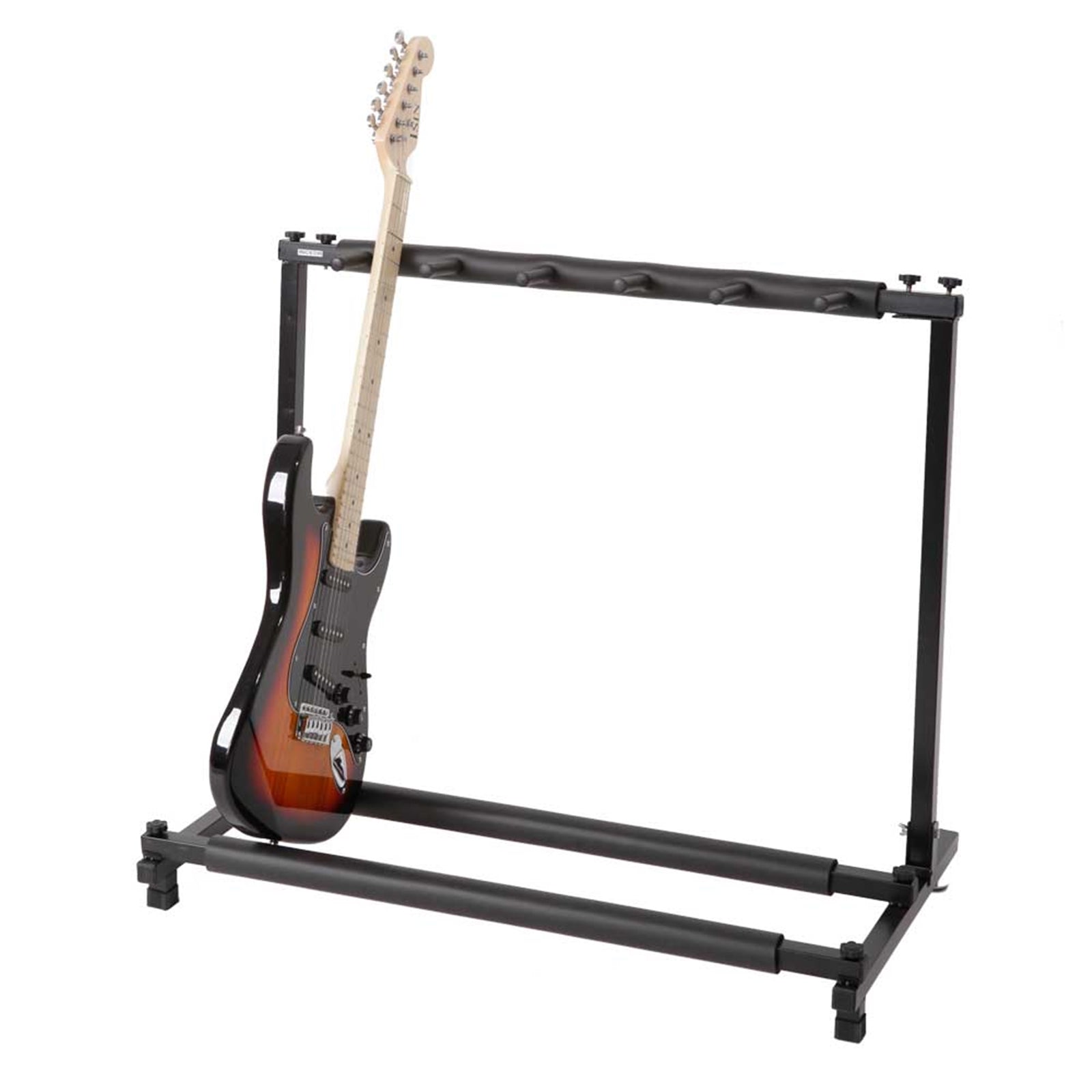 triple folding multiple guitar holder rack stand – int | dropsona - neutral - everyday use