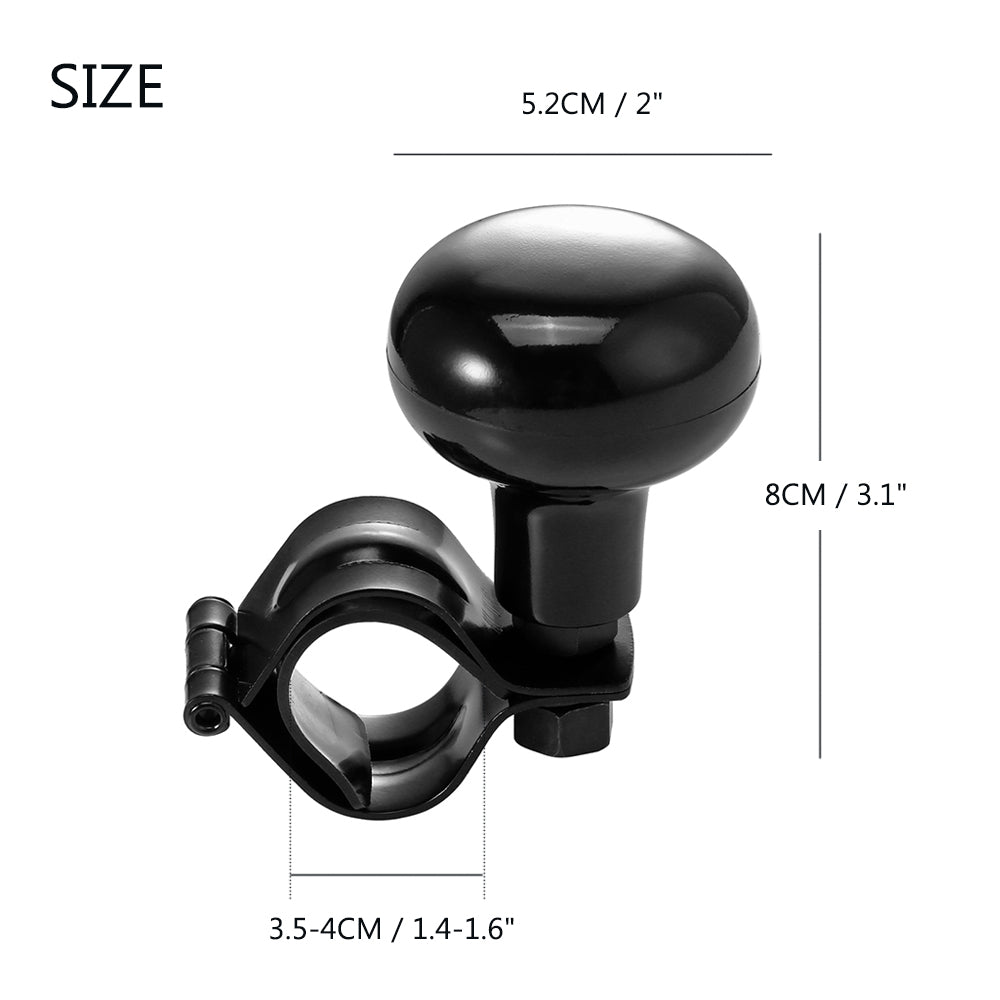 car steering wheel spinner knob turning helper – the s | dropsona - neutral - front view