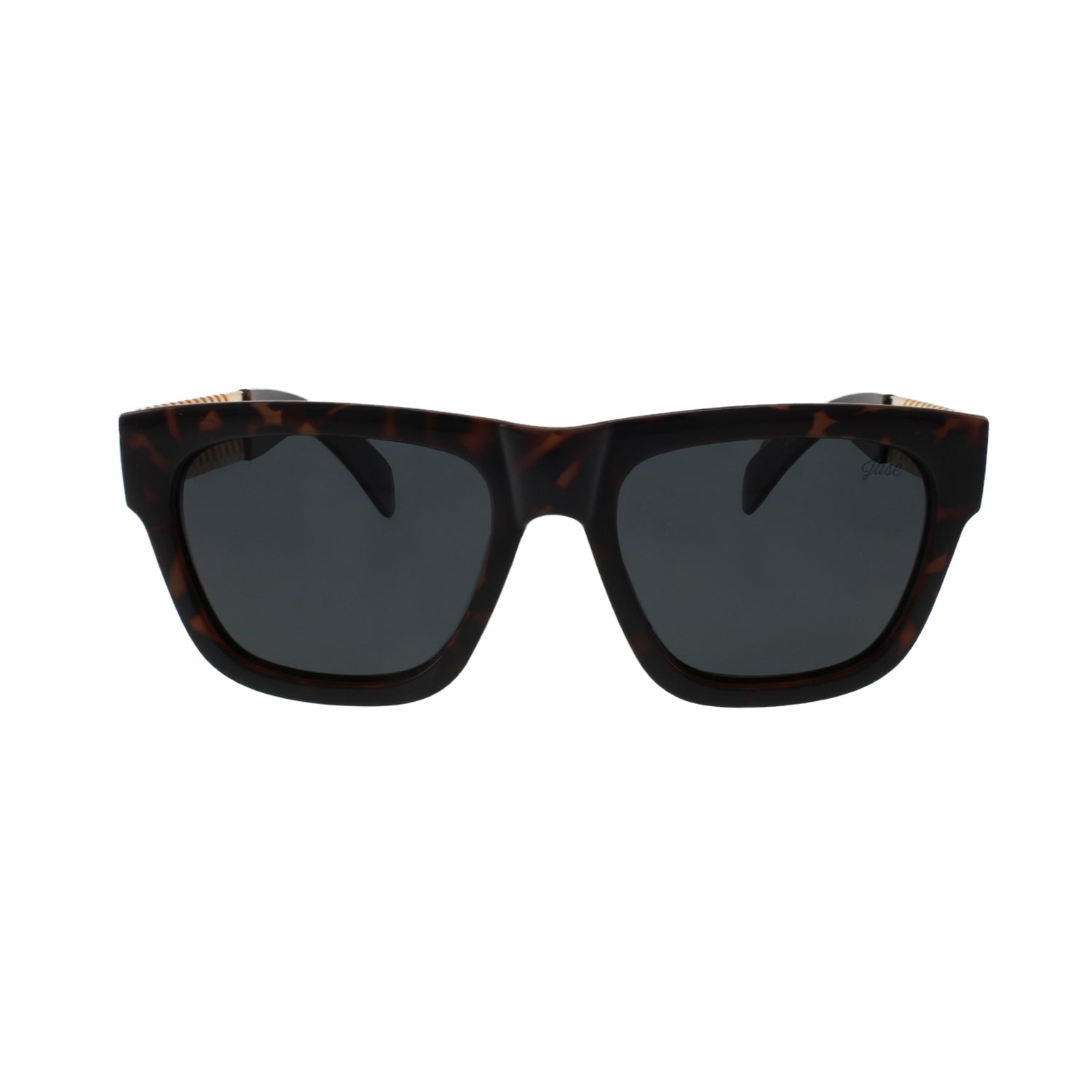jase new york royce sunglasses in havana – yo | dropsona - neutral - front view