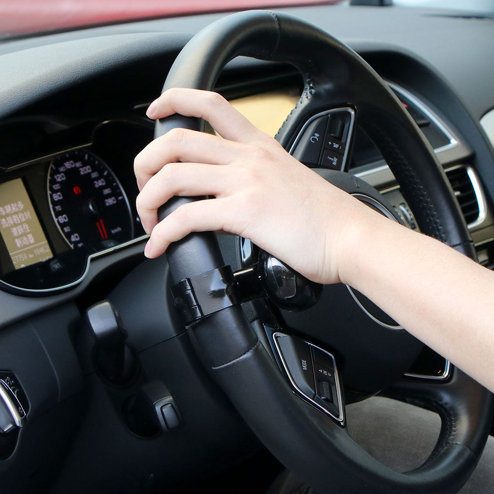 car steering wheel spinner knob turning helper – the s | dropsona - neutral - close-up detail