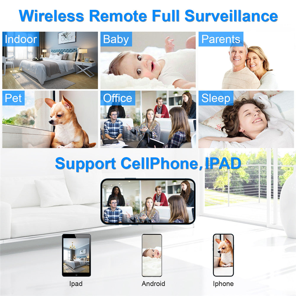 4k hd wifi clock camera micro ir night view ala | dropsona - neutral - close-up detail