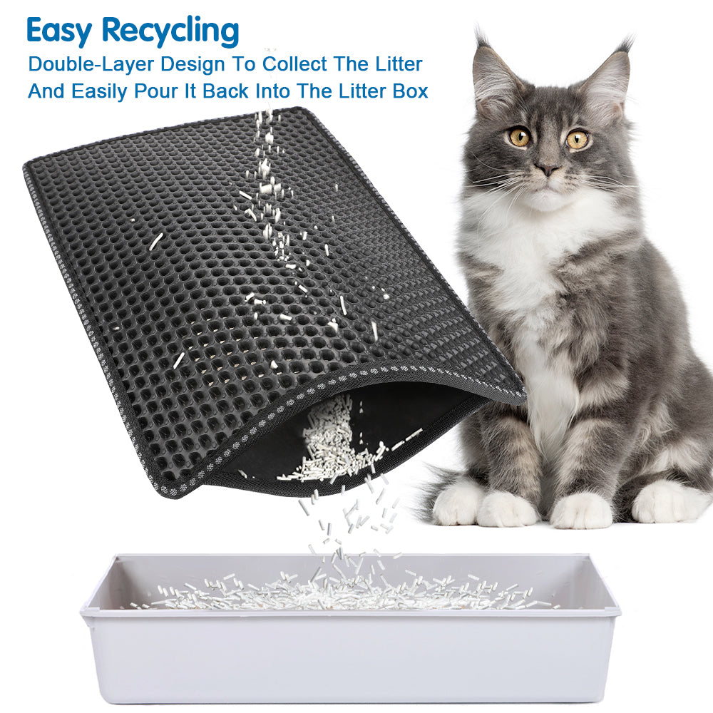 cat litter mat kitty trapping ma | dropsona everyday wear - neutral - size reference