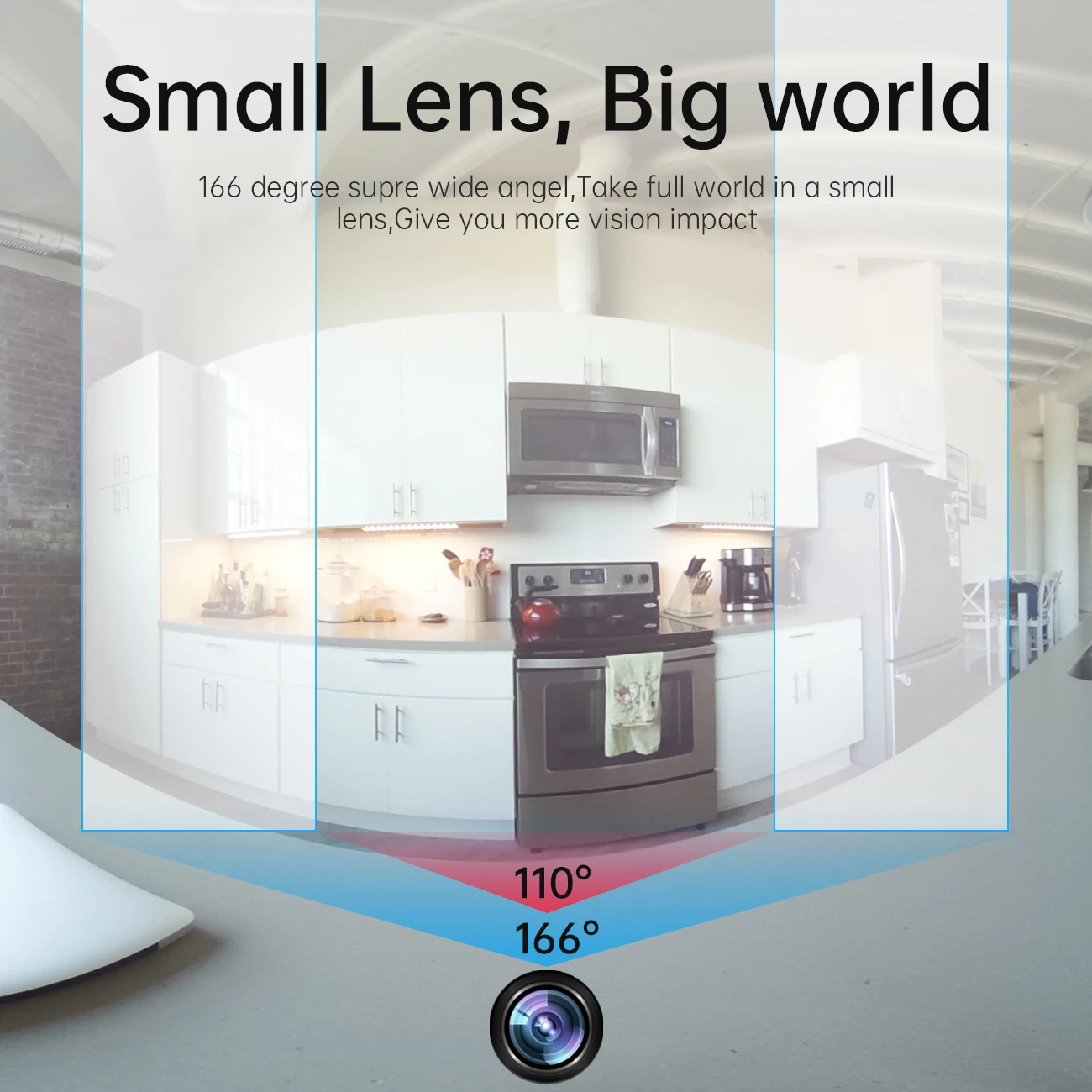 4k hd wifi clock camera micro ir night view ala | dropsona - neutral - size reference