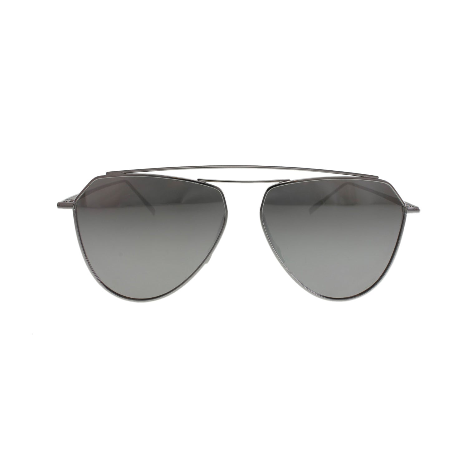 jase new york jonas sunglasses in silver – yo | dropsona - neutral - front view