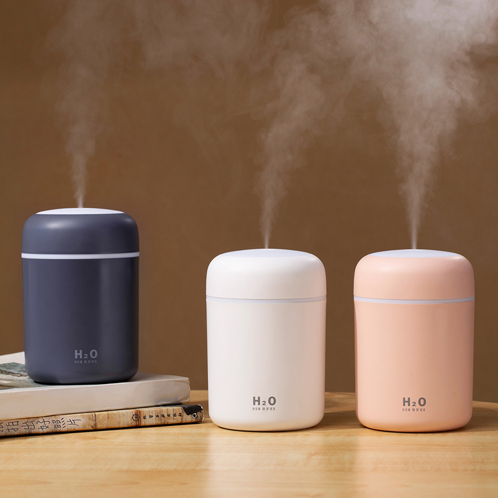 portable air humidifier aroma essential oil diffuser f | dropsona - neutral - front view