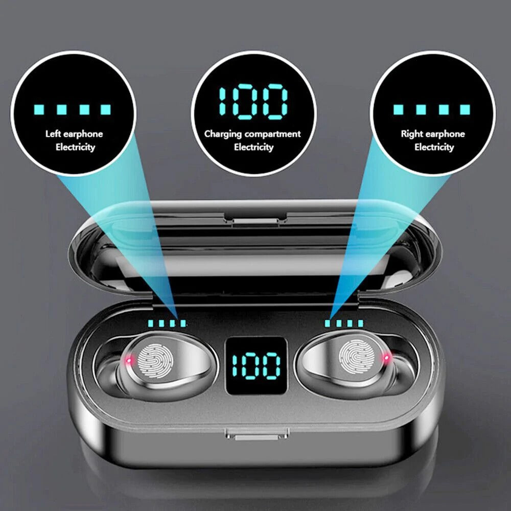 dragon smart touch bluetooth earphones – - charging ca | dropsona - neutral - close-up detail