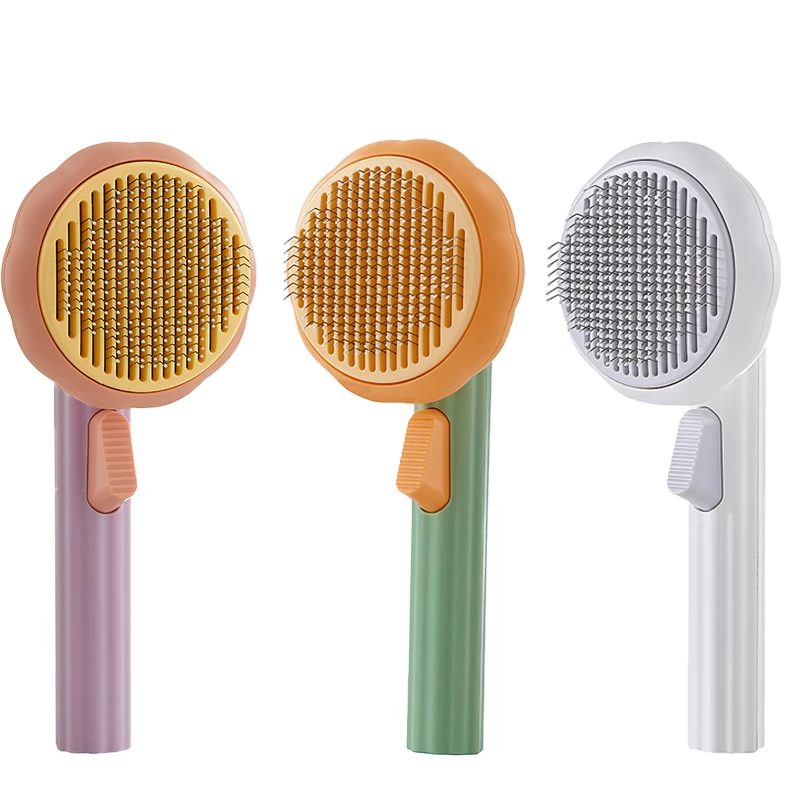 cats dog grooming combs clean brush cat hair | dropsona - neutral - front view