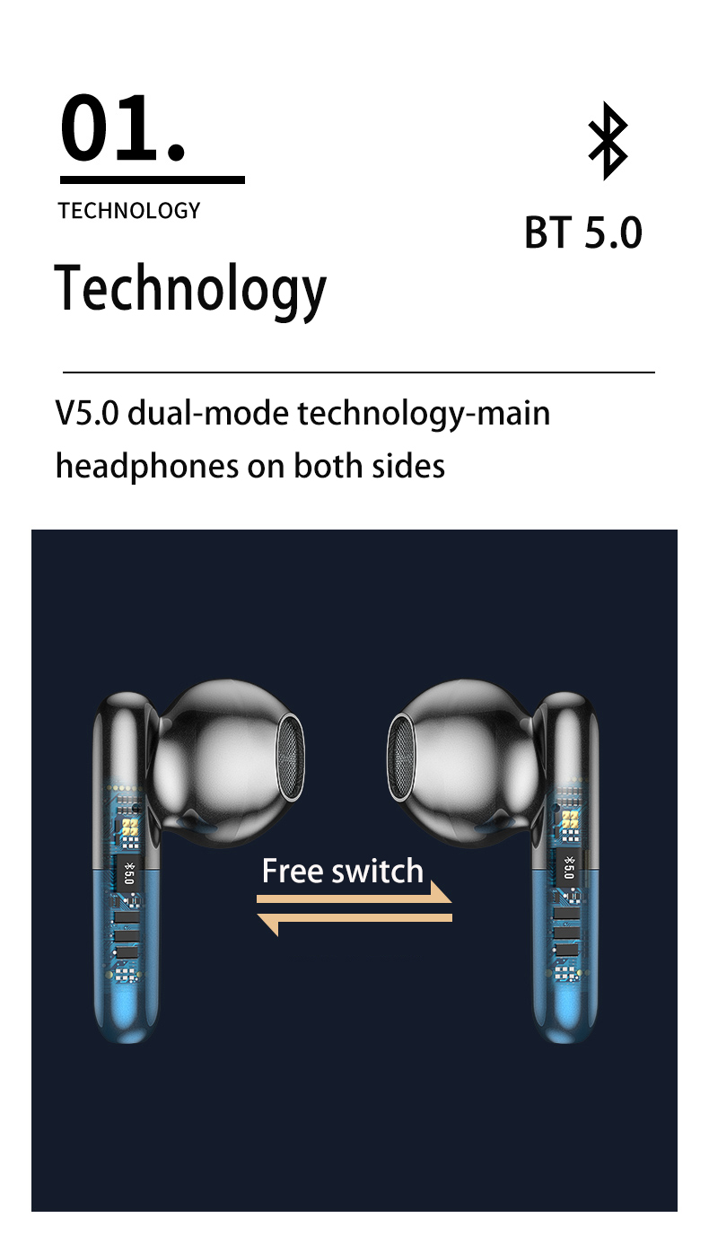 comfortable wear hifi stereo sport bluetooth tws wirel | dropsona - neutral - close-up detail