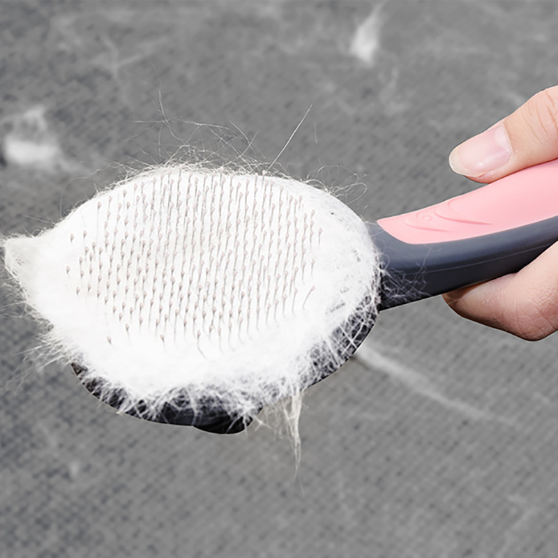pet grooming cat comb dog hair brush groo | dropsona - neutral - size reference