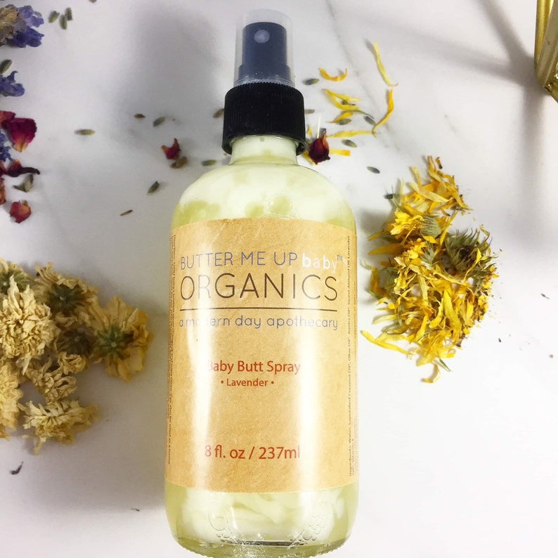 organic baby butt spray travel size – size- gre | dropsona - neutral - front view