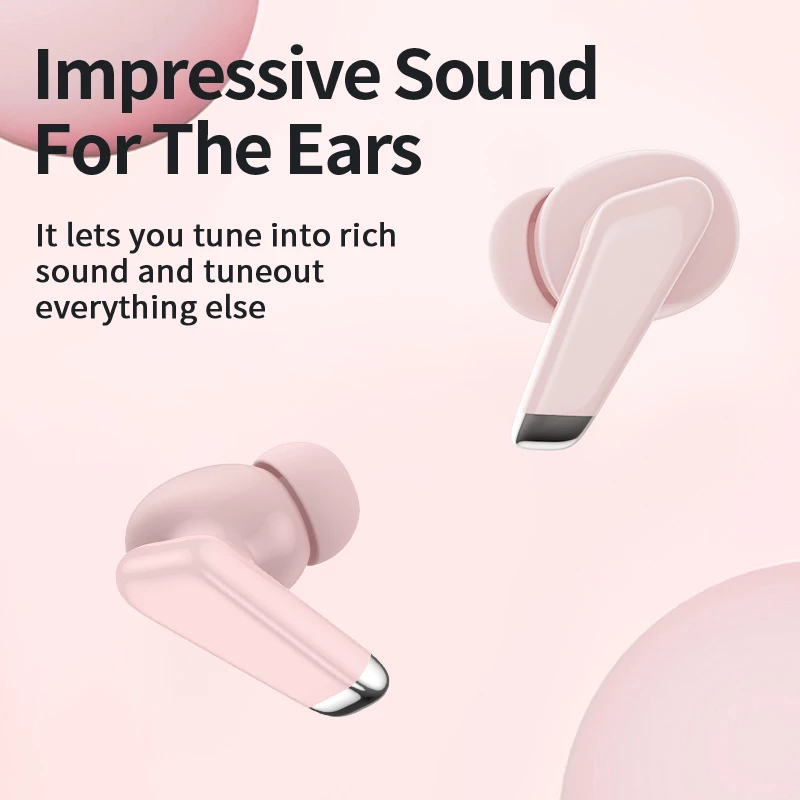 led display tap control true wireless earphones blueto | dropsona - neutral - size reference