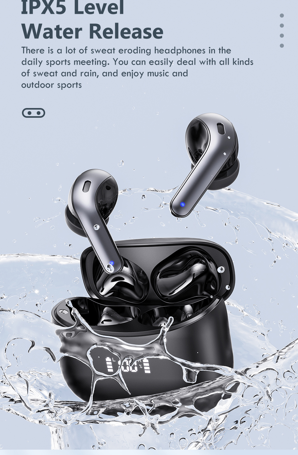led tws earbuds bluetooth 5.0 earphones for huawei iph | dropsona - neutral - size reference
