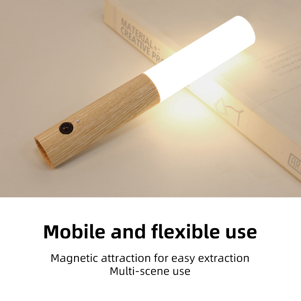 portable wireless lamp sensor auto motion detector lam | dropsona - neutral - front view