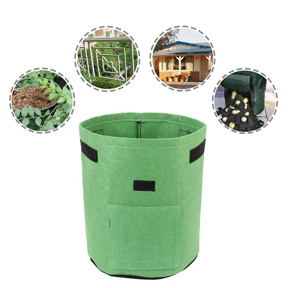 portable plant bag potato planting durable por | dropsona - neutral - material texture