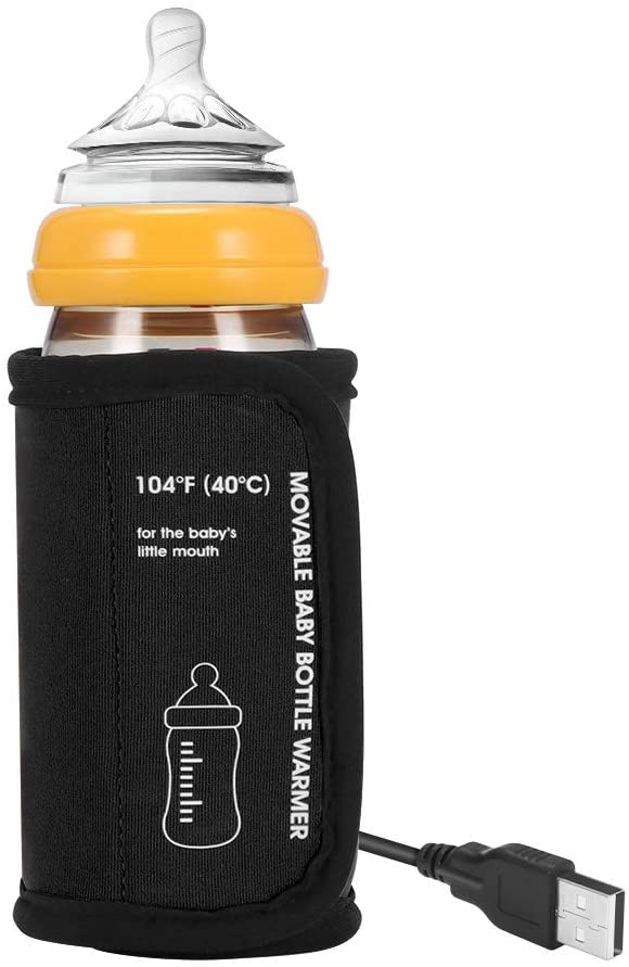 baby bottle warmer car moveable usb cup heating | dropsona - neutral - usage example
