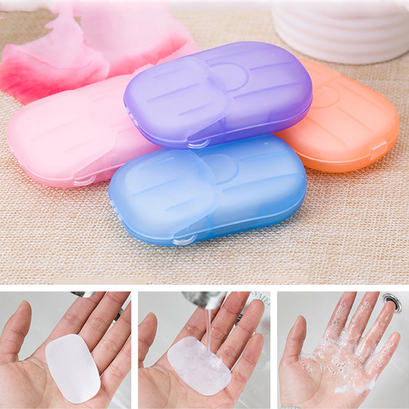 20pcs random disinfecting soap paper foaming 20pc | dropsona - neutral - everyday use