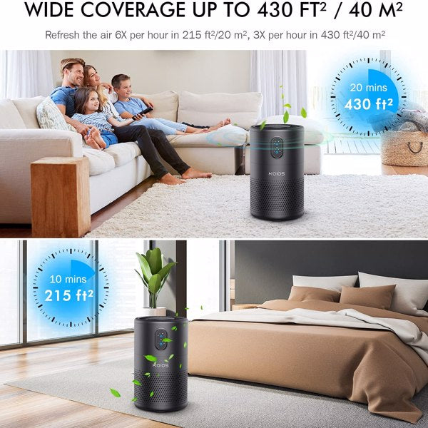 koios air purifiers for bedroom home h13 hepa filter p | dropsona - neutral - material texture