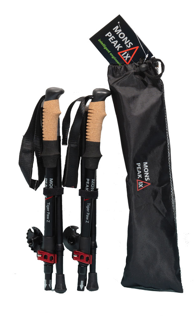 mons peak ix tiger paw z trekking poles (z-120) p | dropsona - neutral - everyday use