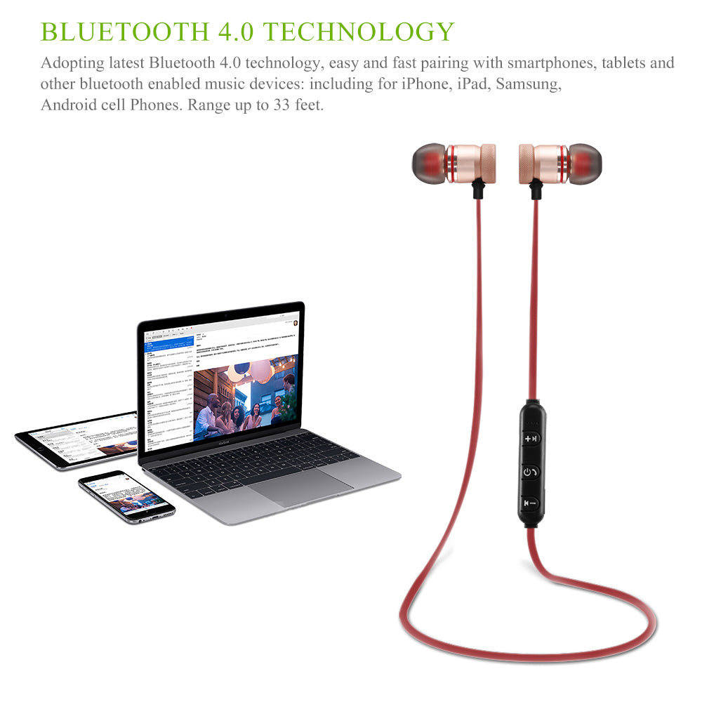 wireless bluetooth 4.0 headset sports earphones – powe | dropsona - neutral - size reference