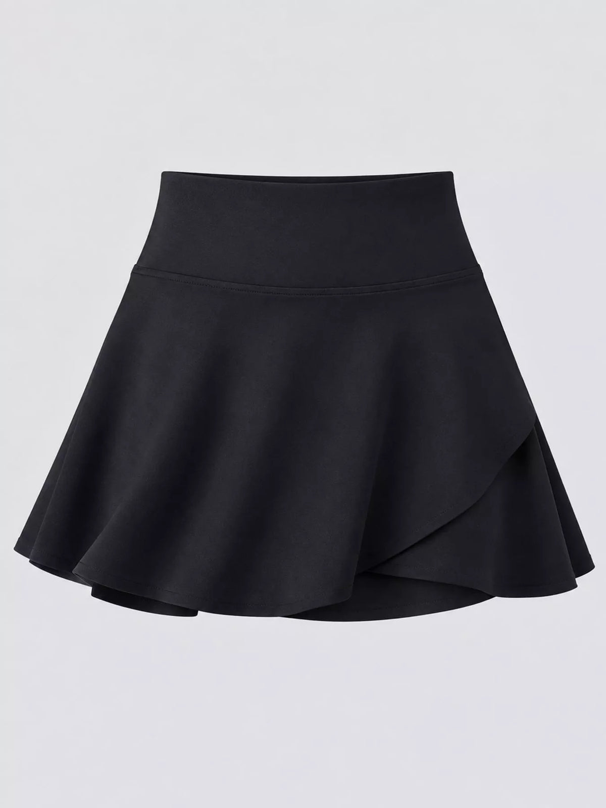 full size high-waisted flared athletic skirt with | dropsona - neutral - size reference