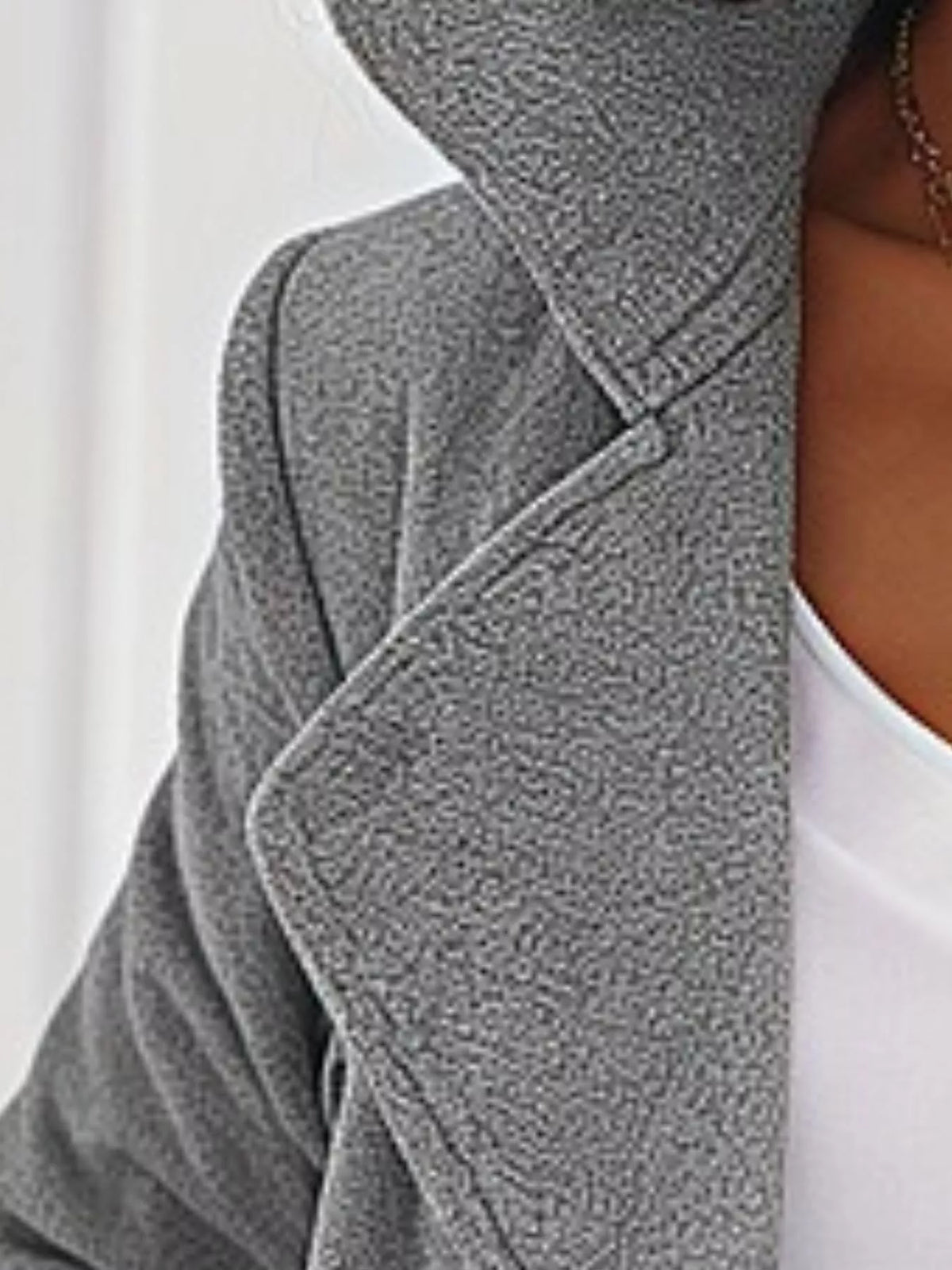 double-breasted long trench outerwear | dropsona - neutral - front view