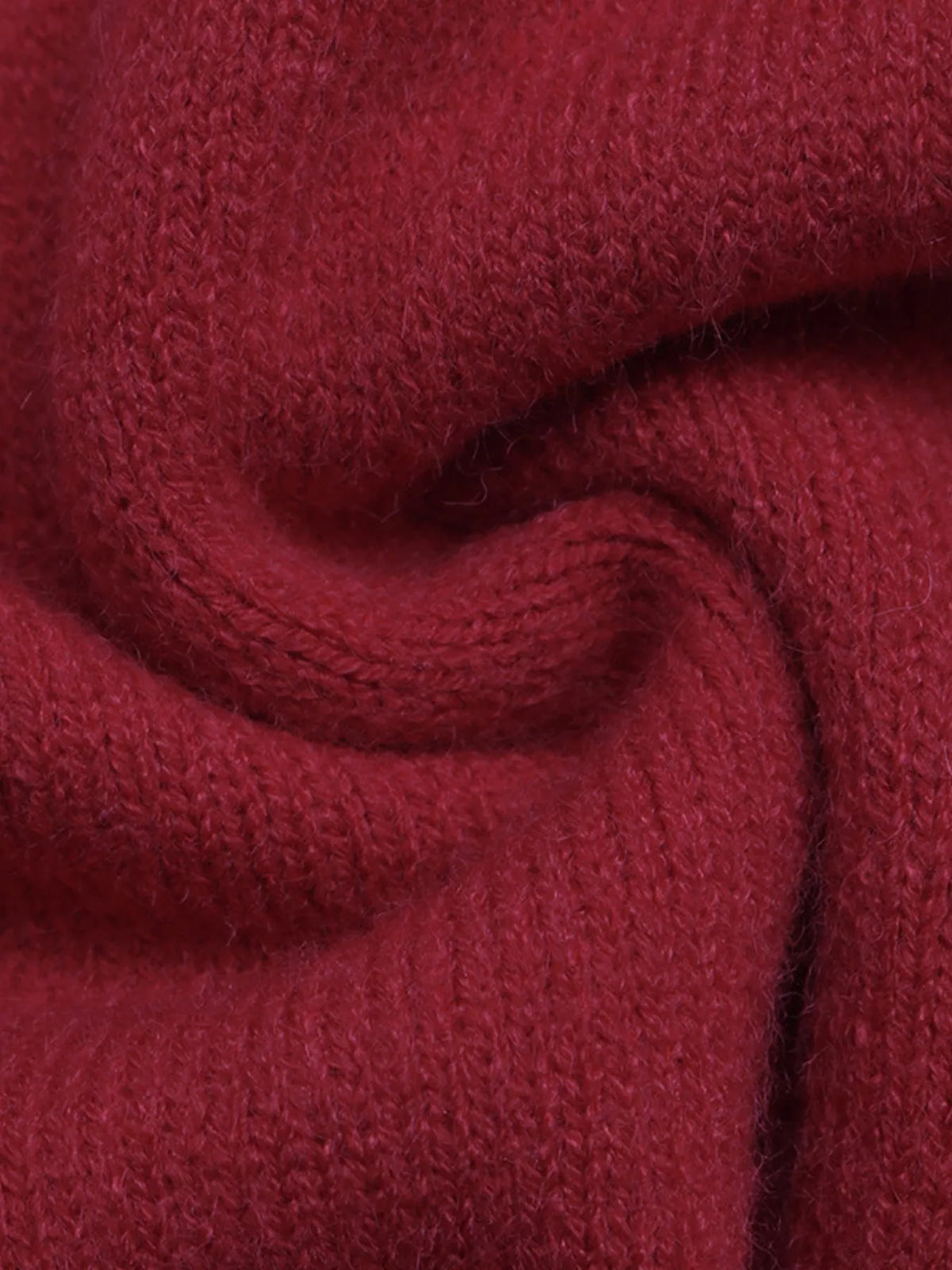 merry letter crew neck sweater – basic style | dropsona - neutral - material texture