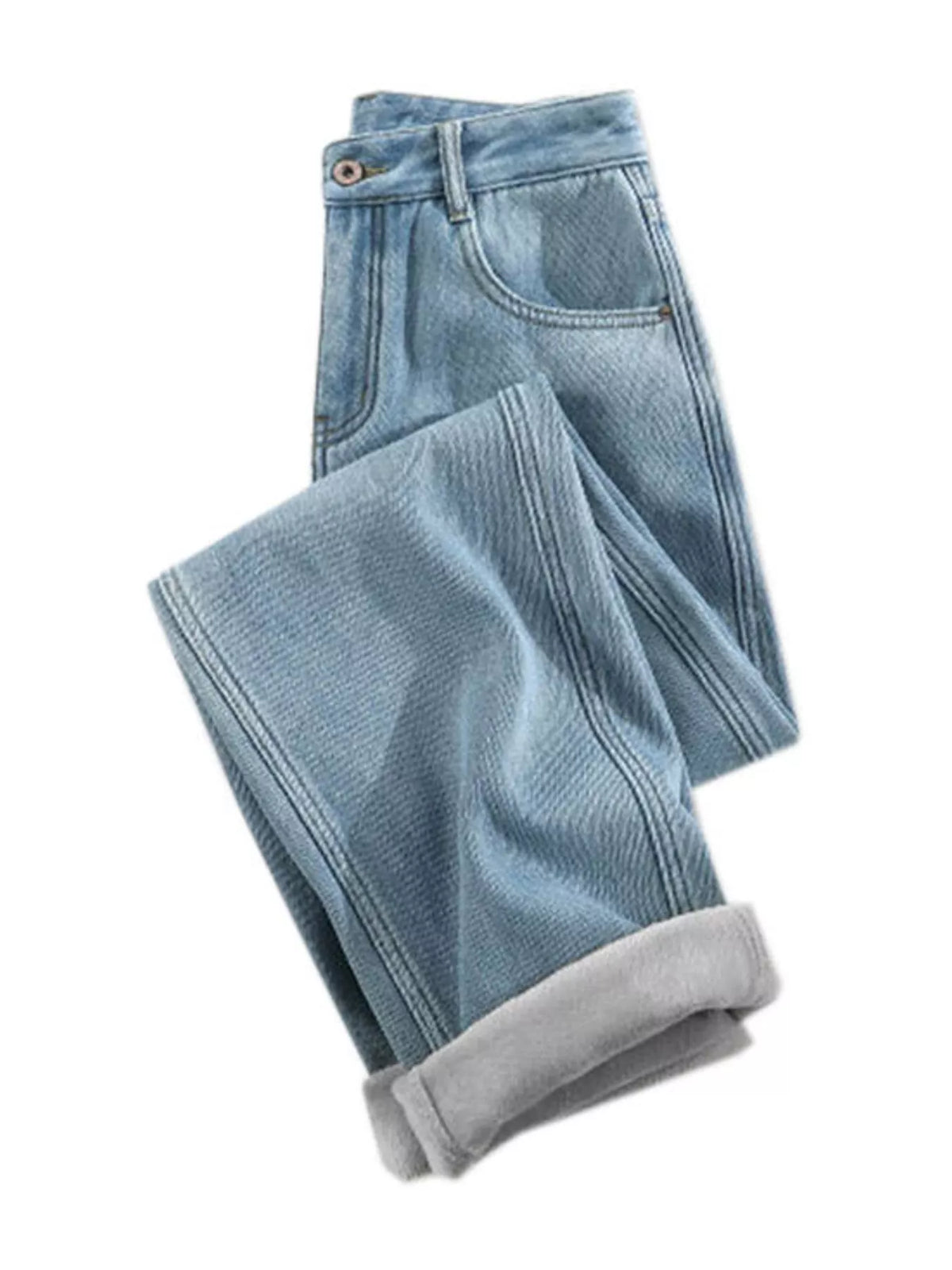 high-waisted vintage wash wide-leg jeans | dropsona - neutral - material texture