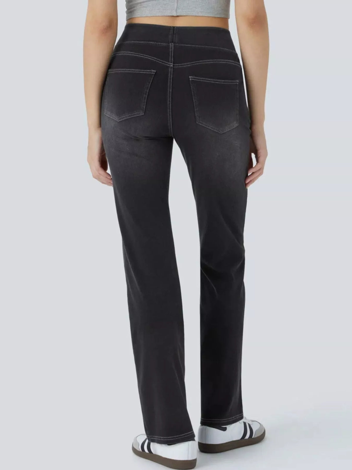 high waist slim fit jeans | dropsona 70% cotton, 30% polyester - neutral - usage example