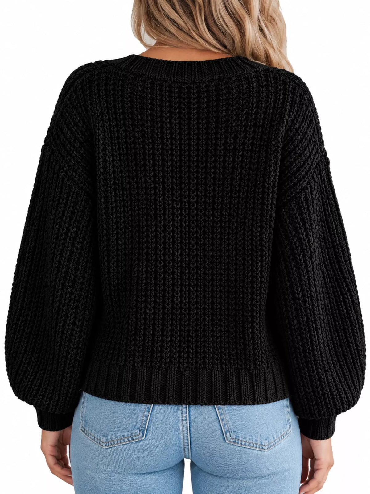 full size chunky knit button-down cardigan plus | dropsona - neutral - usage example