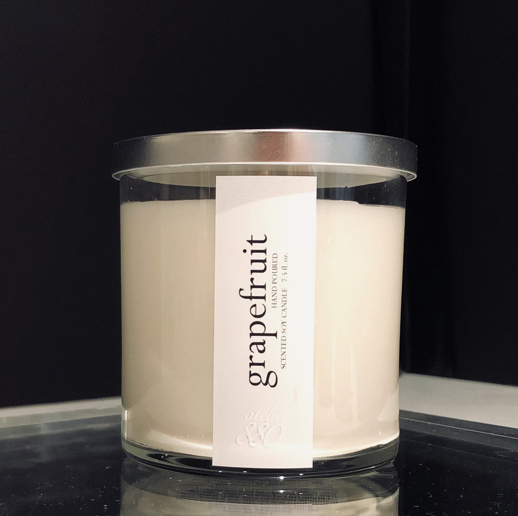 grapefruit scented candle – grapefruit, orange and lim | dropsona - neutral - everyday use