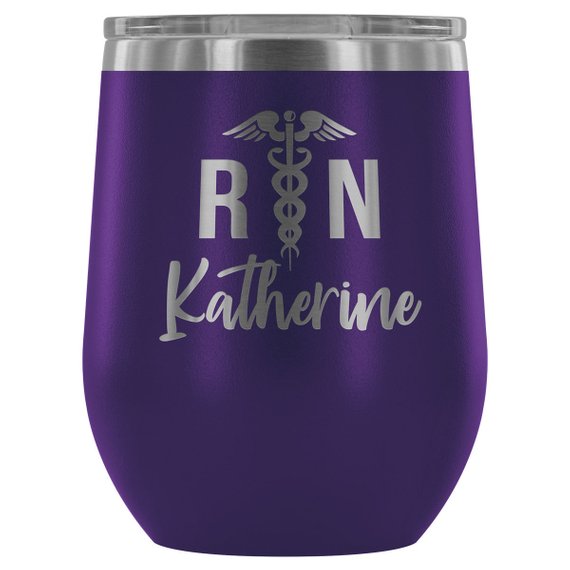 nurse tumbler rn registered gifts | dropsona - neutral - material texture