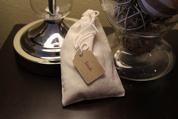 sexy organic bath tea or sachet – this ultra orga | dropsona - neutral - front view