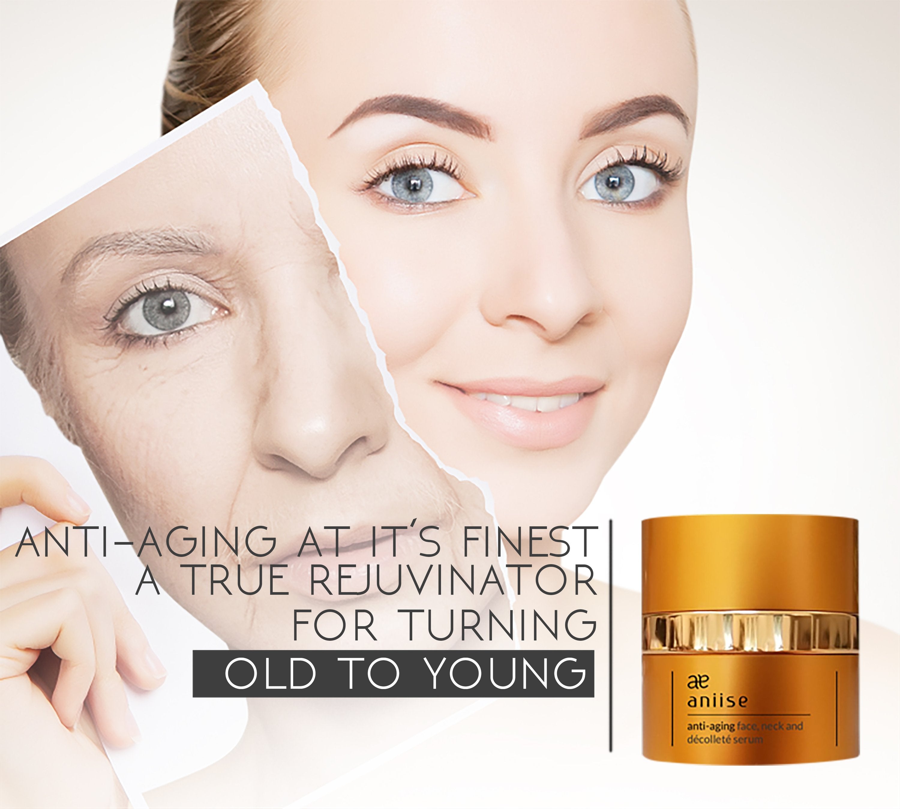 anti-aging face neck and décolleté serum – the aniise | dropsona - neutral - material texture