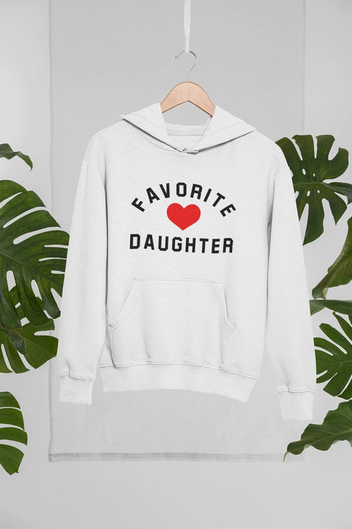 favorite daughter hoodie – shop cool designed b | dropsona - neutral - close-up detail