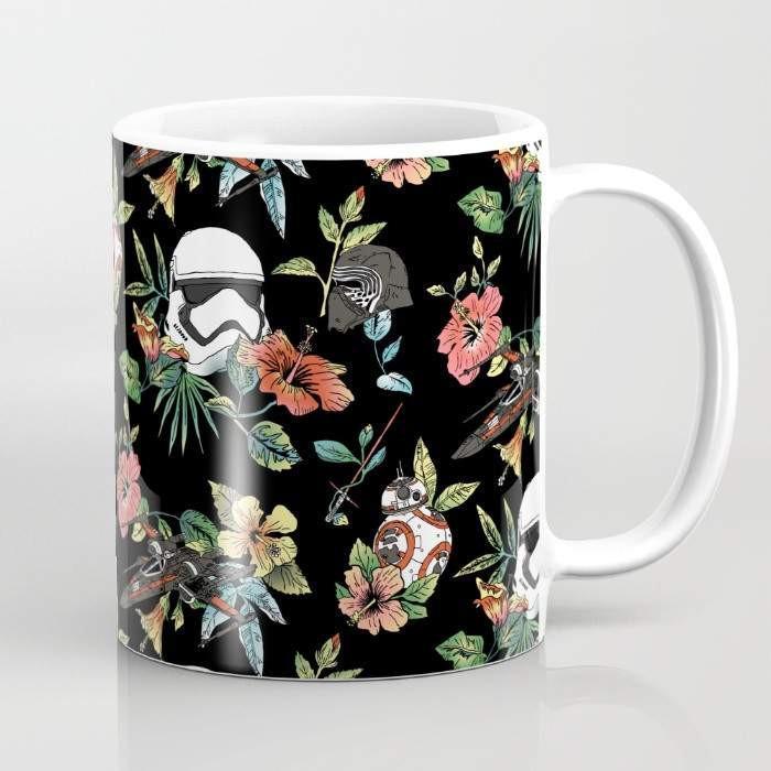 the floral awakens mug – available in 15 ounce size, o | dropsona - neutral - everyday use